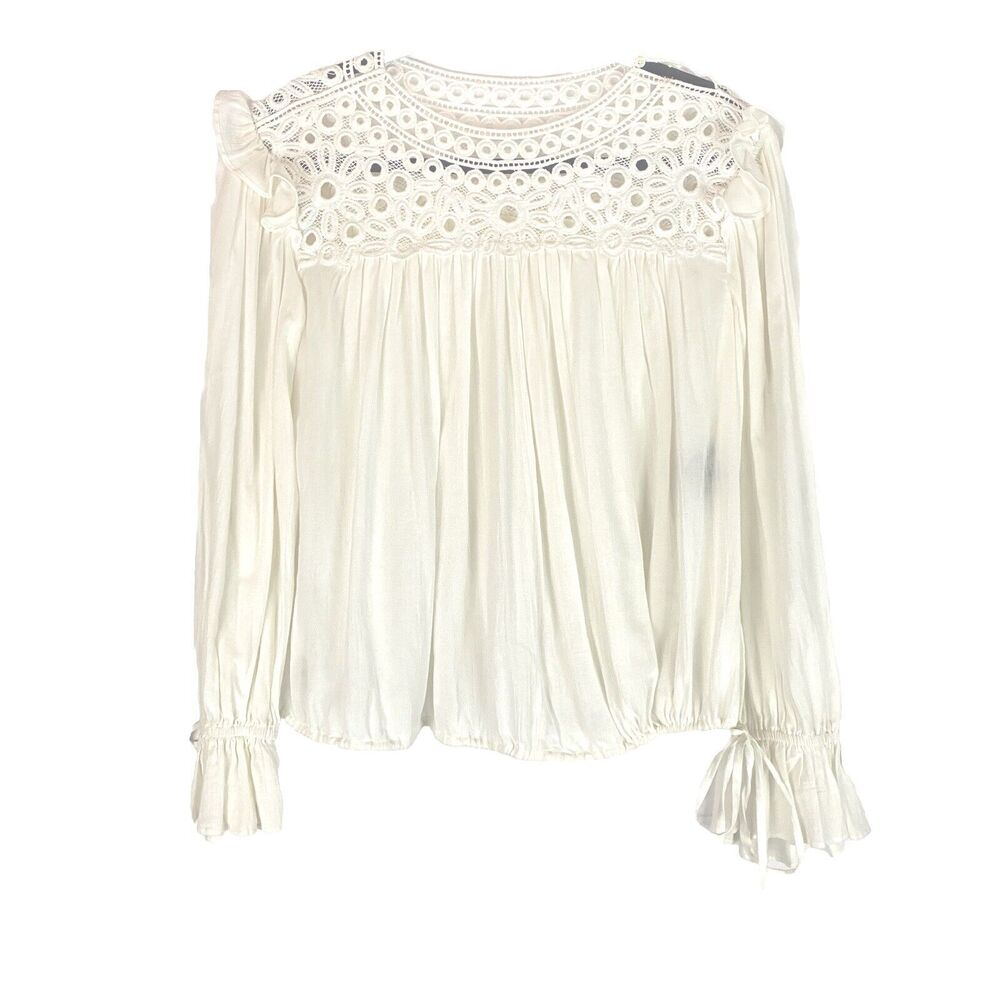 Isabel Marant ETOILE White Broderie Anglaise Rock Blouse 34 Women Designer Rare